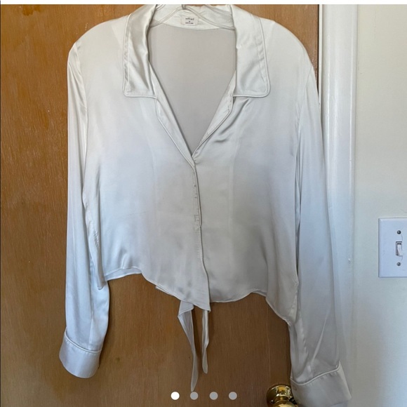 Wilfred silk tie blouse - Picture 1 of 4